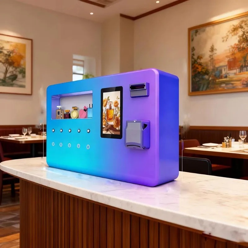 Vending Machine Qr Code - Máquina expendedora de perfumes de escritorio