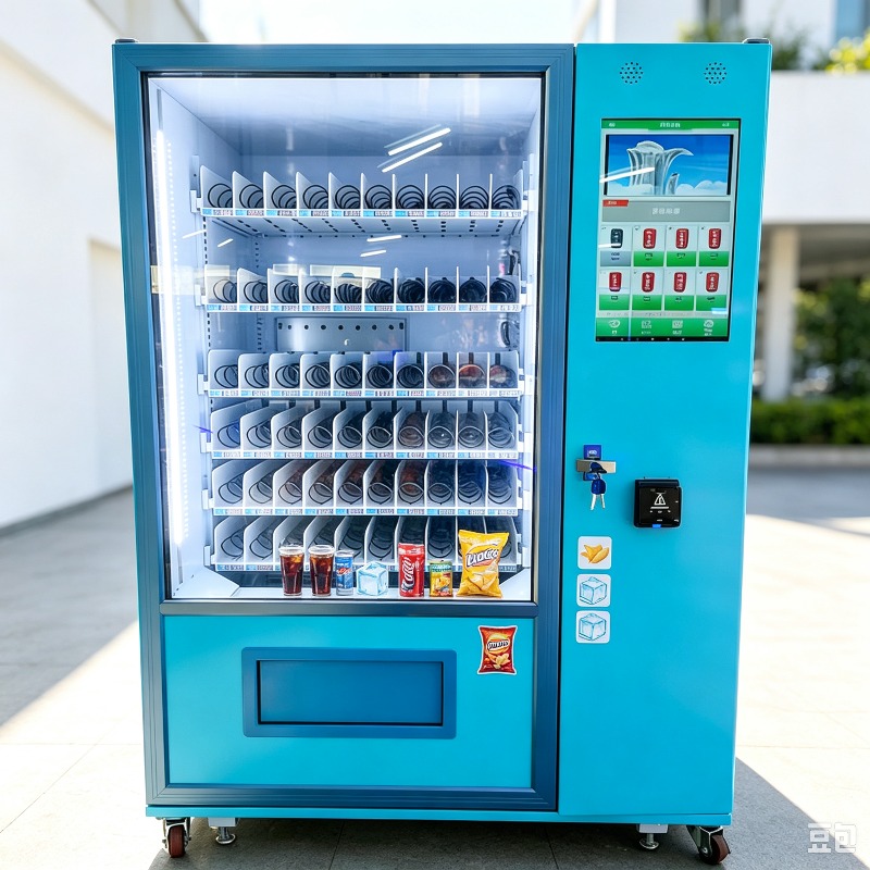 Vending Machine Qr Code - Máquina expendedora de snacks con pantalla