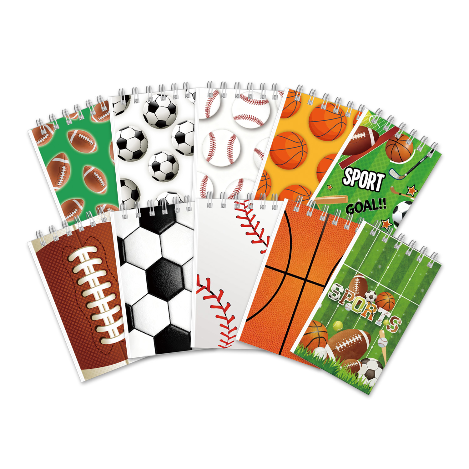 Basketball Arcade Game - Mini cuaderno espiral multideportivo de 24