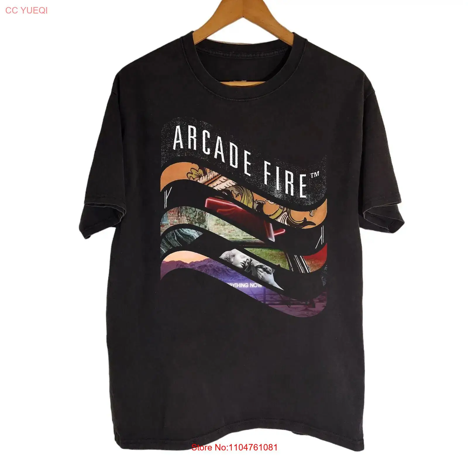 Arcade No - Camiseta RARE Arcade Fire de algodón
