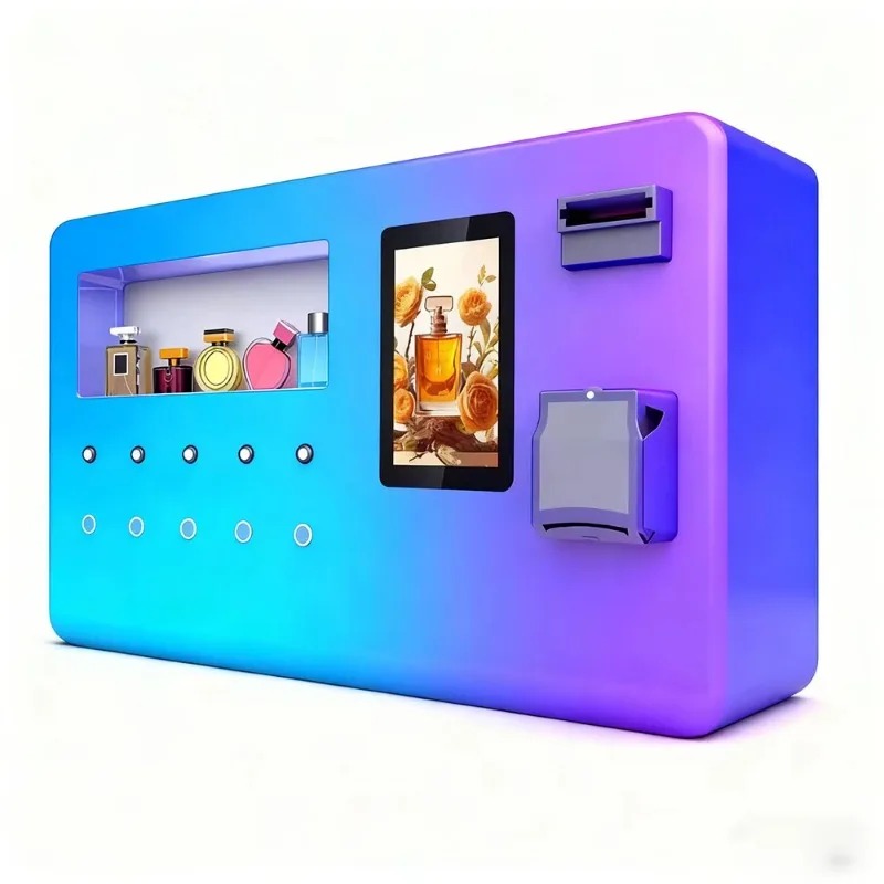 Máquina expendedora de perfume - Vending Machine Qr Code reseña y precio