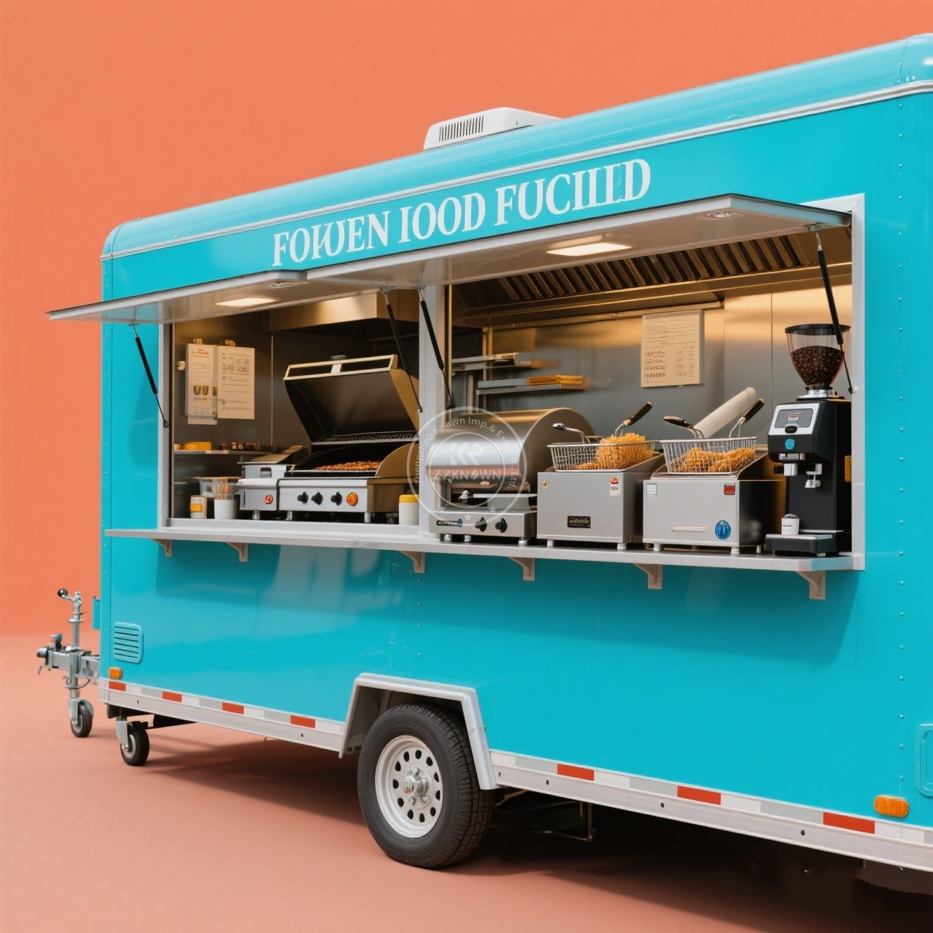 Nuevo diseño, quiosco de helad - Hot Dog Vending Cart reseña y precio