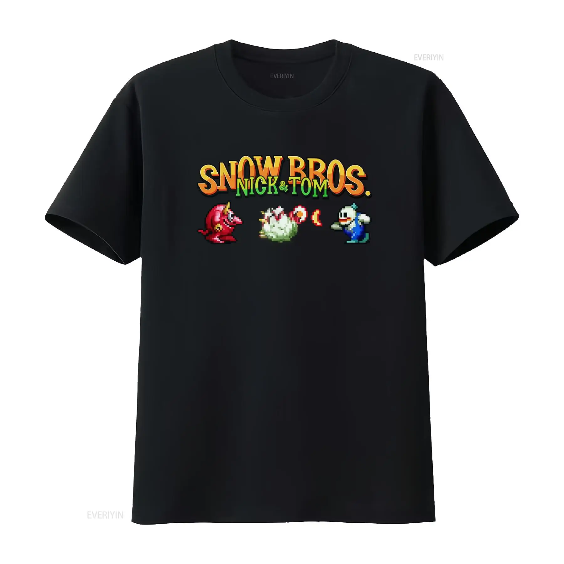 Camiseta Snow Bros Retro Arcad - Arcade No reseña y precio