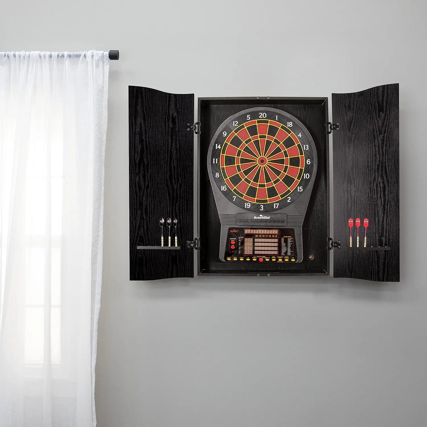 Gabinete para Dardos CricketPr - Electronic Dartboard Cabinet reseña y precio